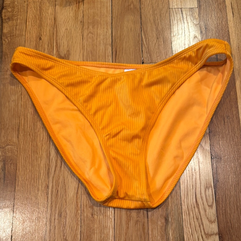 Wild Fable Orange Ruffled Bikini Set - Picture 2 of 6